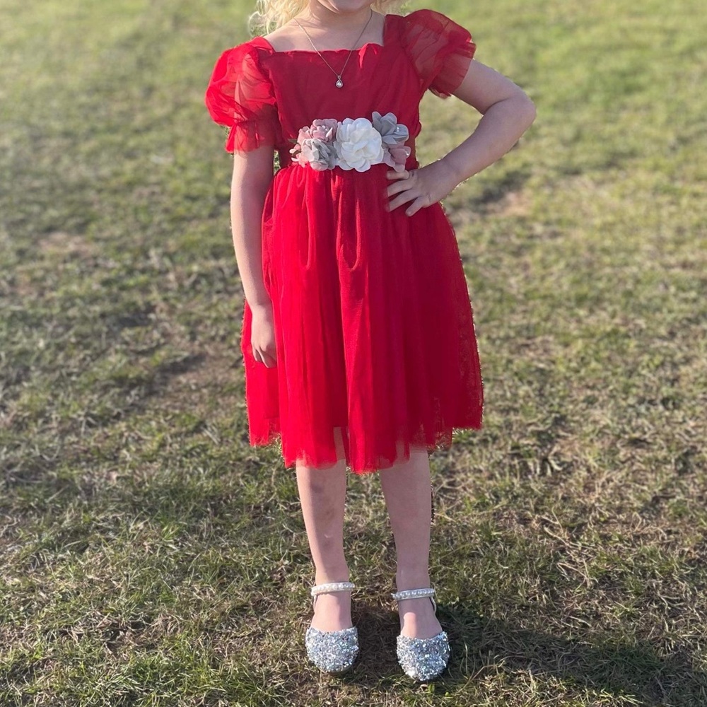 Formal dress and flats